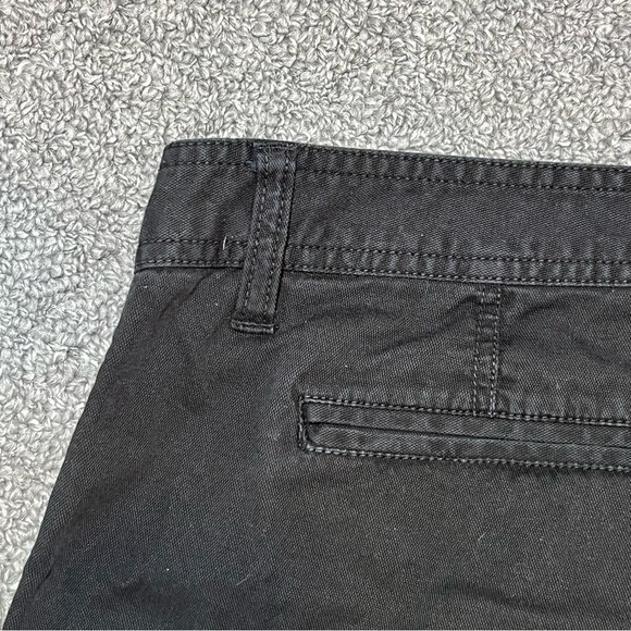 Gramicci Pants Womens Size 14 Black Chino Canvas Straight Leg Mid Rise - Picture 10 of 12